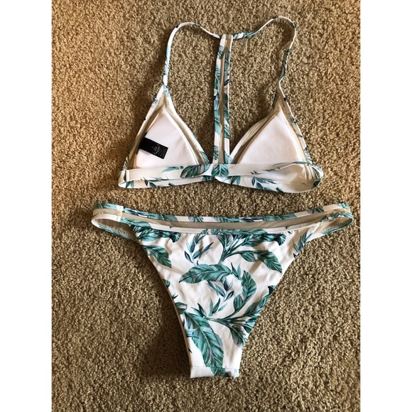 SOLD‼️‼️ LA Hearts Leaf Mesh Bikini - Picture 2 of 5